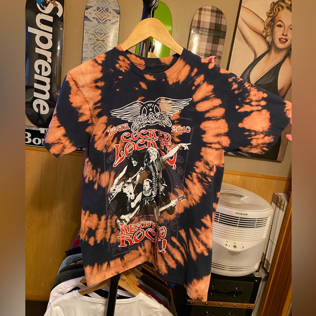 Custom Aerosmith Band Shirt Mens Size M